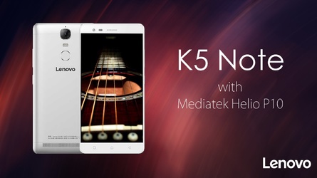 Lenovo K5 Note Hadir dengan MediaTek P10 dan RAM 3 GB